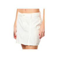 Mini Saia Sarja Feminina Cargo Sawary
