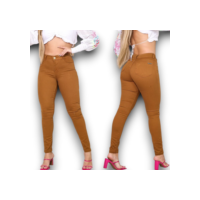 Calça Feminina Jeans Com Lycra Skinny Cintura Alta Levanta Bumbum Lançamento Modeladora Varias Cores