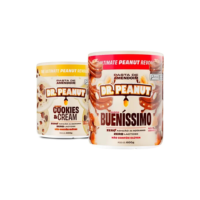 Kit 2x Pasta De Amendoim Dr Peanut 600gr +volume Muscular