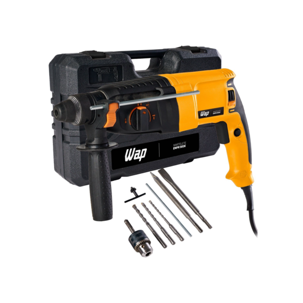 Martelete Perfurador Rompedor 900w Com Kit De Acessrios Wap
