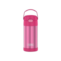 Thermos Garrafa infantil Carros Funtainer, aço inoxidável, 354 ml, rosa