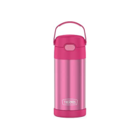 Thermos Garrafa infantil Carros Funtainer, aço inoxidável, 354 ml, rosa