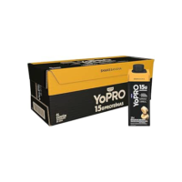 Pack YoPRO Bebida Láctea UHT Banana 15g de Proteínas 250ml - 24 Unidades