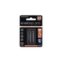 Pilha Recarregável PRO AAA, Eneloop, BK-4HCDE/2BB, Azul