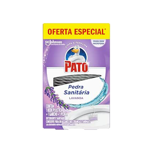 Desodorizador Sanitário Pato Pedra Lavanda, Pato