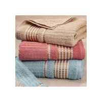 Kit 3 Toalha banho Banhão Canelada Tókio Luxo Gigante 140x75cm 100% Algodão