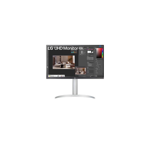 Monitor LG UHD 27” IPS, 4K, 3840 x 2160, 60Hz, 5ms (GtG em Faster), VESA Display, HDR™ 400, HDMI, AMD FreeSync - 27UP650-W