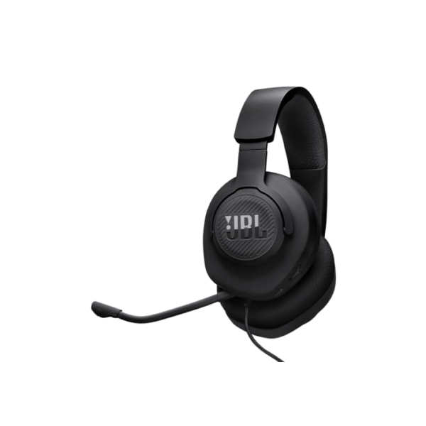 JBL, Fone de Ouvido Com Fio, Quantum 100M2, Headset Gamer, Over Ear, Microfone Removível - Preto