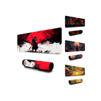Mouse Pad Gamer 60x30cm / 65x32cm / 70x35cm / 80x40cm / 90x40cm Borda Costurada Estampas Oriental