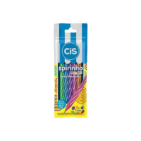 Caneta Esferográfica - CIS Spirinho Scents - Estojo com 5 cores