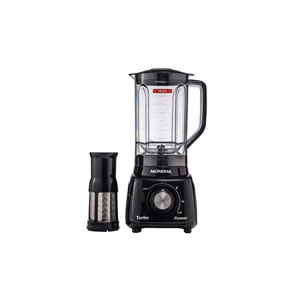 Liquidificador Turbo Power, Mondial, Preto, 550W, 220V - L-99 FB