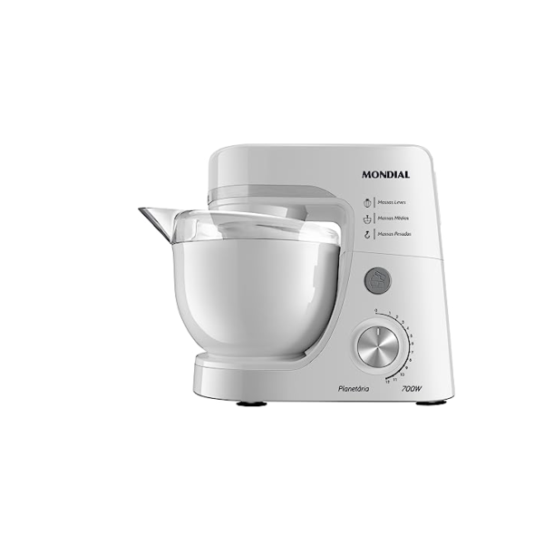 Batedeira Planetária, Mondial, Branco, 700W, 110V - BP-03-W