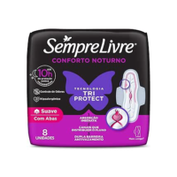 Sempre Livre Absorvente Externo Adapt Plus Noite E Dia Com Abas 8 Unidades