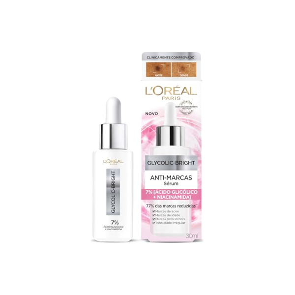 L'Oréal Paris Sérum Anti-Marcas Glycolic-Bright 30ml