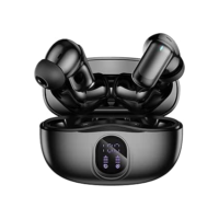 Fones de Ouvido Bluetooth Sem Fio 60 Horas de Reprodução Fones de Ouvido Esportivos IPX5 À Prova D'Água Fones de Ouvido de Graves Profundos para iOS Android, Preto