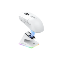 X6 Lightweight Wireless Gaming Mouse, 3 Modos, Com Fio, 2.4G, BT5.2, Até 26K DPI, RGB Backlight, Base de Carregamento, Laptop, Desktop