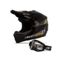 Capacete De Motocross Trilha Cross Enduro Pro Tork Liberty Mx Pro Barato Masculino Feminino + Óculos Proteção