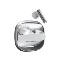 Fone de Ouvido Bluetooth TWS Basike G20-H Estéreo, Toque Sensível, 6h de Música, Bateria Recarregável, Bluetooth 5.4 (Branco)
