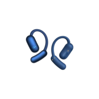 AeroFit 2 Soundcore da Anker Fone De Ouvido Bluetooth 5.4, Open-Ear, 4 Posições Ajustáveis, Graves 2x Potentes, Hi-Res, IA Chamadas, 42H, Carregamento Sem Fio, IP55, Tradução em Tempo Real,Azul Escuro