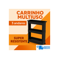 Armário Carrinho Organizador Móvel com Rodinhas Multiuso para Cozinha Banheiro Lavanderia Manicuri