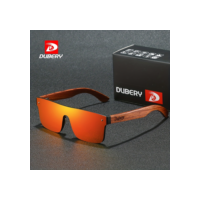 DUBERY-Óculos De Sol Polarizados De Madeira Para Homens E Mulheres, Proteção UV400, 6 Cores, Modelo 219