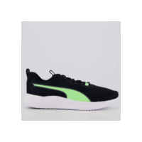 Tênis Puma Resolve Smooth Preto e Verde Preto/Verde