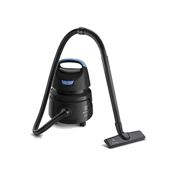 Aspirador água pó Electrolux compacto potente função sopro 1400W 12 L total 5 L util protetor termico AWD01 220V