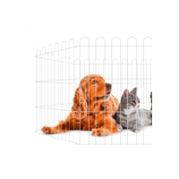 Cercado Pet em Aço – Kit Modular com 4 Telas de 60,5x55cm para Uso Interno e Externo