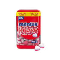 Pastilhas, Mentos, Kiss, Sem Açúcar, Sabor de Morango - 105g | 150 Unidades