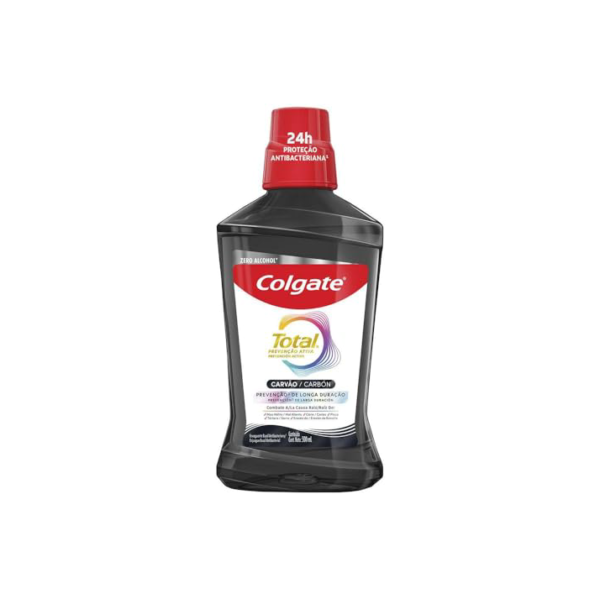 Enxaguante Bucal Multibenefício Colgate Total Carvão Ativado 500ml