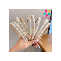KIT 5  PCS Tiara de Pérolas / Arquinho de Perolas - Acessórios femininos de cabelo