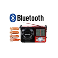 Rádio Retrô Vintage Portátil com bluetooth carregavel na Tomada / pilha Am Fm Sw Pendrive Com Sd Usb