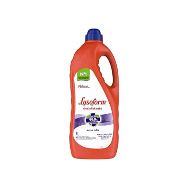 Lysoform Suave Odor, Desinfetante Líquido, Limpeza Casa, 2L