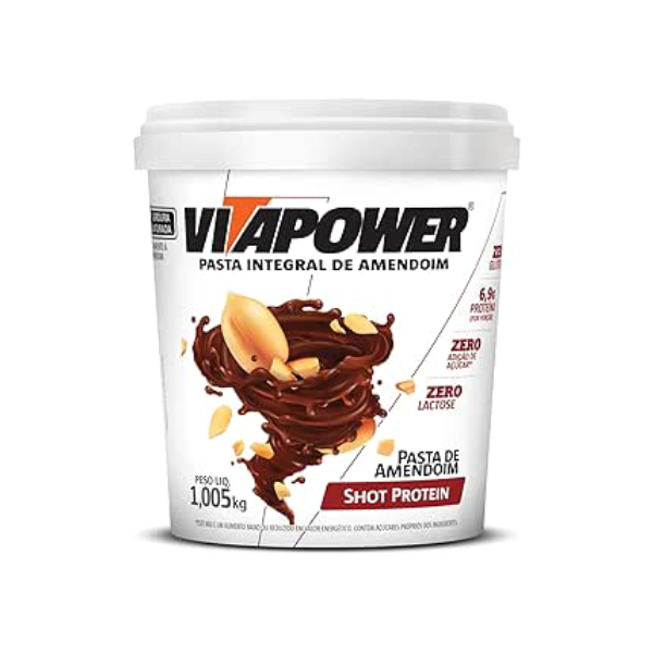 Vita Power Pasta De Amendoim Sabores Gourmet (1.005Kg) - Sabor Shot Protein