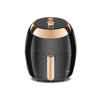 Fritadeira Air Fryer Philco Chrome 6,5 Litros Preta - 110v