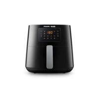 Fritadeira Airfryer Essential XL Conectada, Philips Walita, conectividade c/Alexa, 6.2L de capacidade, Preta, 2000W, 220V (RI9280/91)