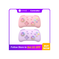IINE Candy Pop Mini Controller, Suporte a Função NFC, Função Turbo e Macro, Compatível com Switch, PC, Android, IOS