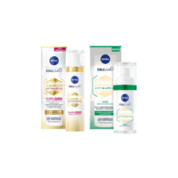 Kit Fluido Facial Nivea Protetor Cellular + Sérum - Facial Nivea Antimarcas Luminous 630 Acne 30ml