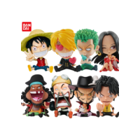 Figura de anime de uma peça 17 estilos Zoro Luffy Sanji Ace Robin Nami Frank Usopp Brook Chopper Decoração de PVC Modelo Figural Presente para crianças