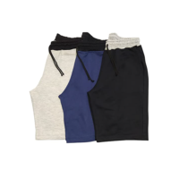 Kit 3 Bermudas Moletom Masculino Short Academia (M)