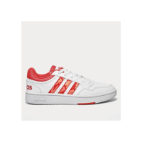 Tênis Adidas Hoops 3.0 Feminino - Branco+Vermelho