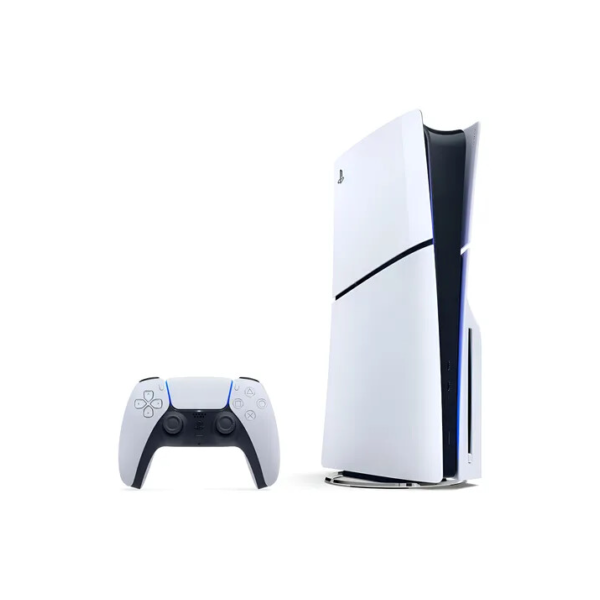 Console Sony Playstation 5 Edição Slim Disk 1tb Branco + Controle Sem Fio Dualsense Ps5 Branco