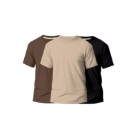 Kit 3 Camisetas Básicas Streetwear Camisa T-Shirt Masculina Slim Promoção Algodão Varias Cores