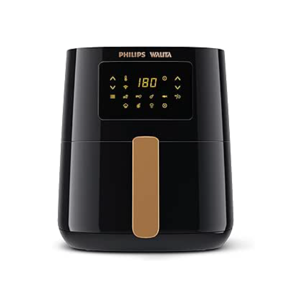 Fritadeira Airfryer Conectada c/Alexa, Philips Walita, Preta, 4.1L, 110V, 1400W - RI9255/81