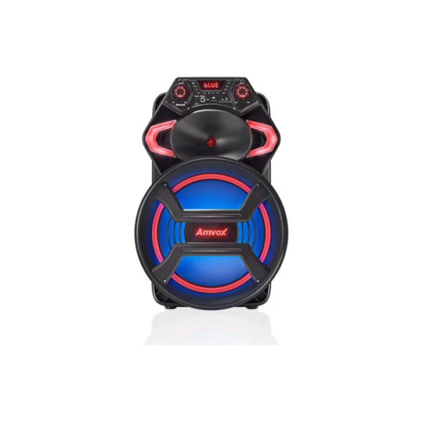 Caixa Amplificada Amvox Aca 550 Strondo II 550w Cor Preto