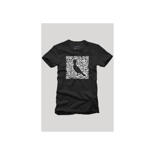 Camiseta Basica Greenk Qr Code Leve Conforto Reserva - Preto