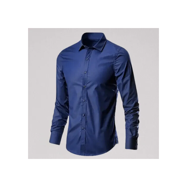 Camisa Social Manga Longa Slim Fit Masculina Clássica