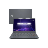 Notebook Positivo Vision C14 Lumina Bar Celeron 8gb 256gb Emmc Tela 14 Polegadas Hd Antirreflexo Linux Tecla Link - Cinza