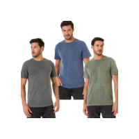 Kit 3 Camisetas Premium Estonadas 100% Algodão