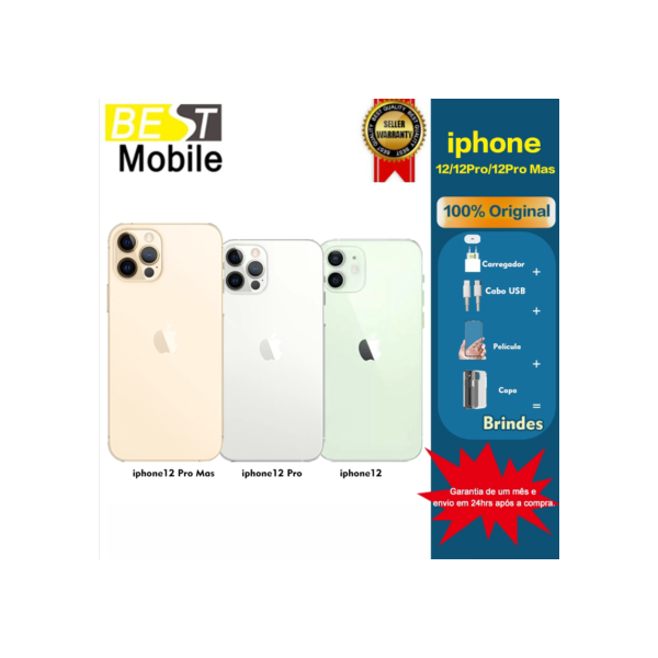 Celular IPhone 12/12 PRO/12 Pro Max 64gb 128gb 256gb DE VITRINE